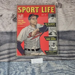 Sport Life Magazine 1948 Volume 1 No. 1 MLB Lou Boudreau cover Ralph Kiner VTG - Picture 1 of 10