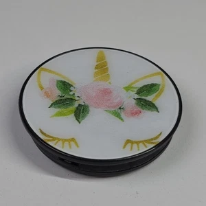 Universal Handyhalter faltbarer Ständer. Blumen Einhorn - Bild 1 von 5