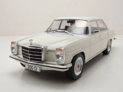 Mercedes 200 D /8 Strichachter W115 1968 weiß Modellauto 1:18 MCG - Bild 1 von 4