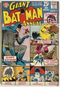 Batman Annual #5 (1963) Giant 80 Pages DC Comics - Imagen 1 de 9