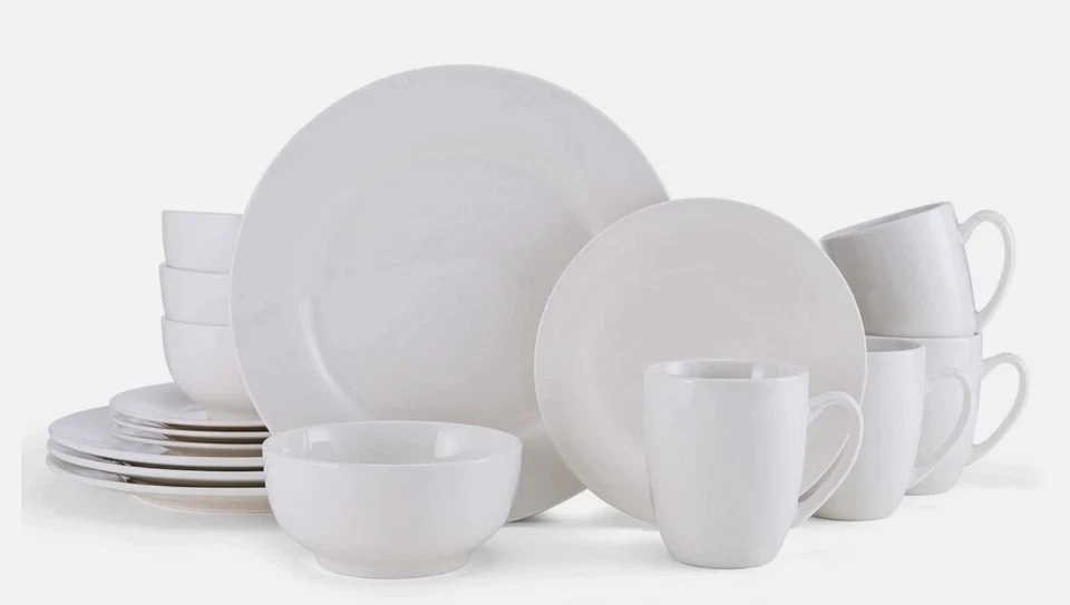 Conjunto de Louça Studio Nova Kendall 15 Peças - Louça Moderna de Porcelana Branca - Imagem 1 de 1