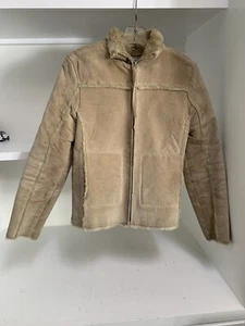 Aldo Women's Beige Suede 16 X 23 Small Shearling Beige Basic - Picture 1 of 6