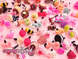 5 x Lucky Dip RANDOM Cute Charm UNIVERSAL Headphone Dust Plug Kawaii - UK Seller - Picture 1 of 1
