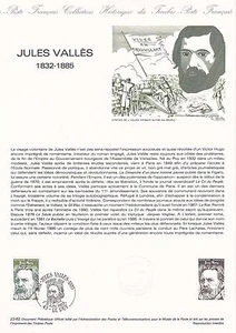 Document Philatélique 1er Jour : 23 1982 - Jules Vallès - Imagen 1 de 1