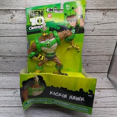 Figura de acción Ben 10 Omniverse HyperAliens Kickin' Hawk Cartoon Network Kicking  Foto 1 de 4