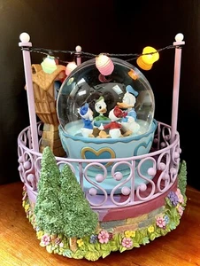 Disney Store Exclusive Donald Duck Snow Globe/Music Box TeaCup Lights (New-Open) - Picture 1 of 21
