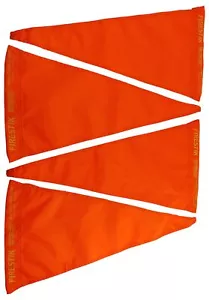 4 Lot Firestik Flag-O F9 Stick Orange Pennant Replacement Triangular Safety Flag - Picture 1 of 9