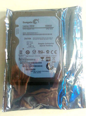 Seagate 1TB Laptop 2.5" SSHD SATA 6GB/s 64MB 9.5mm Internal Hybrid Hard Drive - Bild 1 von 2