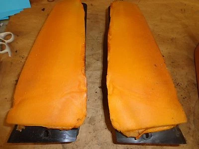 Toyota Supra MK3 1986.5-92 Upper Seat Guide for Headrest with padding OEM 1 side - Image 1 of 4