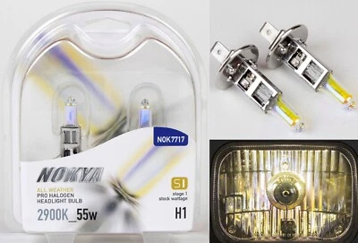 Nokya Tout Temps H1 Nok7717 55W Deux Ampoules Tête Léger Haut Beam Rechange OE - Image 1 of 4