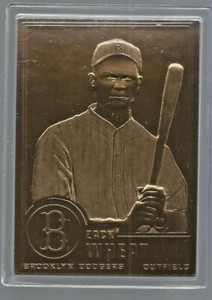 Zack Wheat 2001 Danbury Mint Sealed 22 kt Gold Card # 127