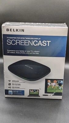Adaptador de TV Belkin ScreenCast para pantalla de computadora inalámbrica Intel Full HD  Foto 1 de 4