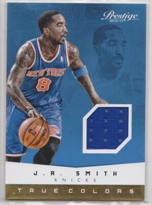 2013-14 Panini Prestige True Colors Materials JR Smith #40
