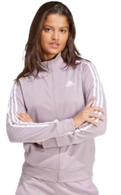 Chaqueta de chándal Adidas para dama de 3 bandas de peso medio mangas raglán Foto 1 de 2