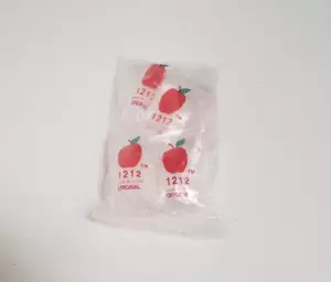 Apple Mini Zip Resealable Bags 1/2" x 1/2" Clear Baggies 1212 1000ct. NEW - Picture 1 of 3