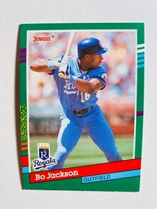 1991 DONRUSS #632 BO JACKSON NM-MT MLB CARTA DA BASEBALL - Foto 1 di 2