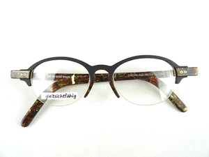 Gafas de diseño SIEGMUND REISS 74 negro-marrón redondas 46[]16 - Imagen 1 de 5