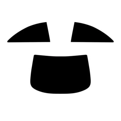 For Mercedes CLK Coupe 2003-09 Pre Cut Window Tint Kit 20% Dark Rear Car Film - Image 1 of 4