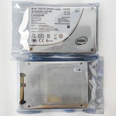 INTEL SSD DC S3500 Series 480GB SSDSC2BB480G4 2.5" 6Gb/s SATA Solid State Drive - Image 1 of 3