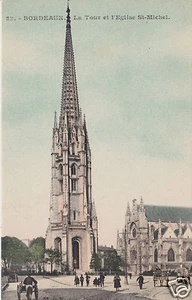 France Bordeau La Tour et l'Eglise St-Michel f.p. - Foto 1 di 1
