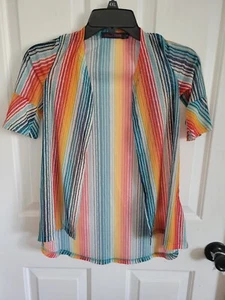 Crazy Train Girls Saratoga Springs Serape Duster Size Small - Picture 1 of 4