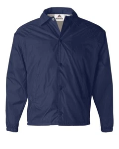 🔥 Augusta Sportswear Men's Coach's Jacket pockets Snap Up To 5XL 3100 - Picture 1 of 23