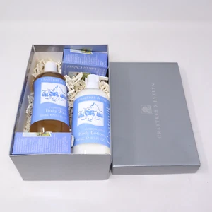 Crabtree & Evelyn Goatmilk Body Wash / Lotion 16.9 oz Each Gift Set Soap Bars - Picture 1 of 11
