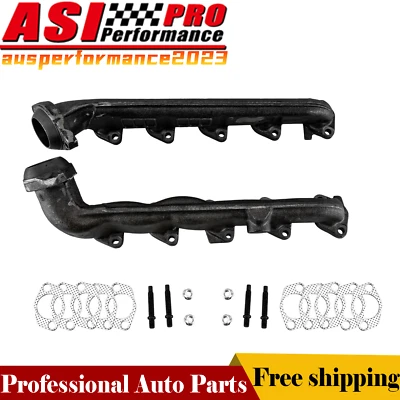 Exhaust Manifold L+R for 2000-2013 FORD F250 F350 E350 E450 Super Duty V10 6.8L Foto 1 de 4