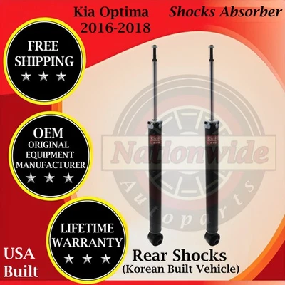 Amortiguadores traseros KYB OEM para Kia Optima 2016-2018 construido en Corea garantía de por vida Foto 1 de 4