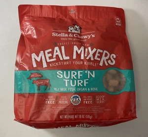 Stella & Chewy’s Freeze Dried Surf ‘N Turf Meal Mixers - 18oz - Picture 1 of 2