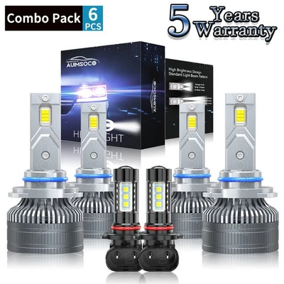 Faros LED haz antiniebla alto/bajo para Chevrolet Silverado 1500 HD Classic 2007 Foto 1 de 4