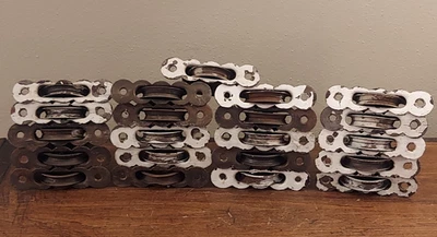 Lot of 21  Vintage Window Sash Pulleys Salvaged Hardware Double Hung - Image 1 of 4