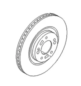 Hyundai Genuine Front Brake Rotor S5171 22T000 Azera 2011-2016 - Picture 1 of 2