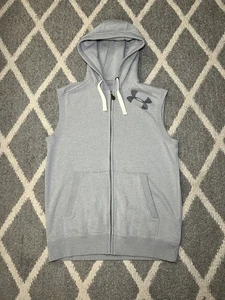 Under Armour Sudadera con Capucha Cremallera Completa Sin Mangas Para Hombre M - Imagen 1 de 3