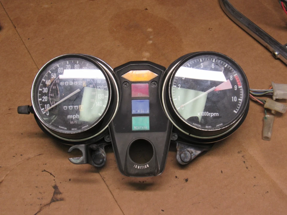 Honda Gold Wing GL1000 1979 velocímetro velocímetro medidores grupo Foto 1 de 4