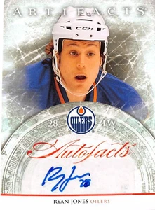 2012-13 Artifacts Autofacts #ARJ Ryan Jones E - Picture 1 of 2