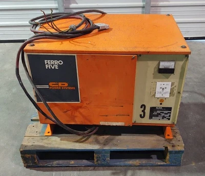 🔥C&D FR12HK550M Electric Forklift Battery Charger 24V 550 AH 208-230/460V 3Ph - Image 1 of 4