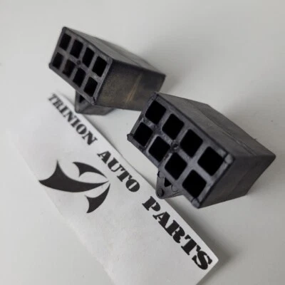 Juego de 2 pares de parachoques de goma negra para Dodge Durango 2005-2007 OEM Foto 1 de 3