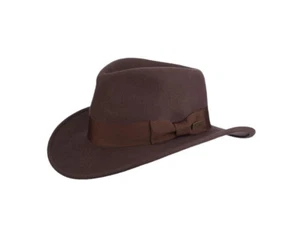 Indiana Jones Offizieller Herren Wollfilz wasserabweisend Fedora, #IJ557 - Bild 1 von 6