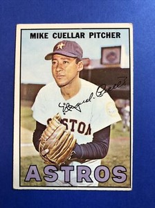 1967 Topps Mike Cuellar EX Houston Astros #97 Shipping $0.99