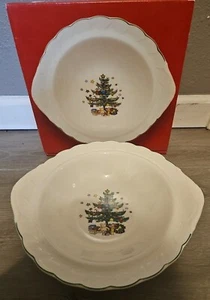 Nikko Happy Holidays Large 11 Inches Serving Bowl - Picture 1 of 3