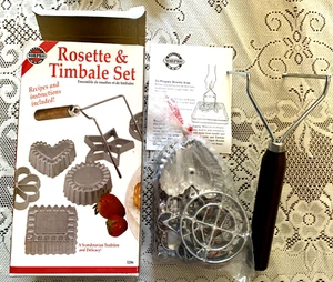Norpro Rosette and Timbale Set 6 Molds New Opened - Picture 1 of 2