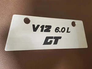 Lamborghini Diablo GT Engine Plate Prototype OEM - Bild 1 von 5