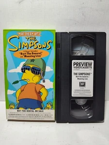 Best of The Simpsons Vol 2 Bart the General Moaning Lisa Preview VHS Screener - Picture 1 of 3
