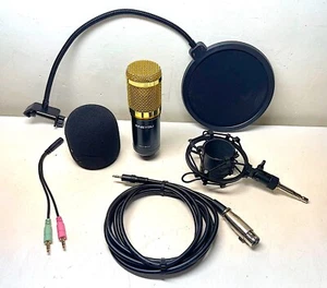 Zingyou BM-800 w/ Microphone, Mounth, Double Layer Pop Filter, Cable - Picture 1 of 9