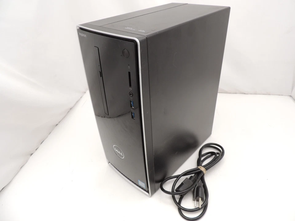 Dell Inspiron 3668 Core i5 7400 1x 8GB 2TB DVDRW Wifi Bluetooth Desktop Tower - Image 1 of 4