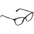 Versace VE3248 GB1 54 mm schwarz/Demoobjektiv Katzenauge Brille