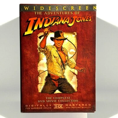 Indiana Jones -The Adventure Collection (4-Disc DVD, 1981, Widescreen) Like New! - Image 1 of 4