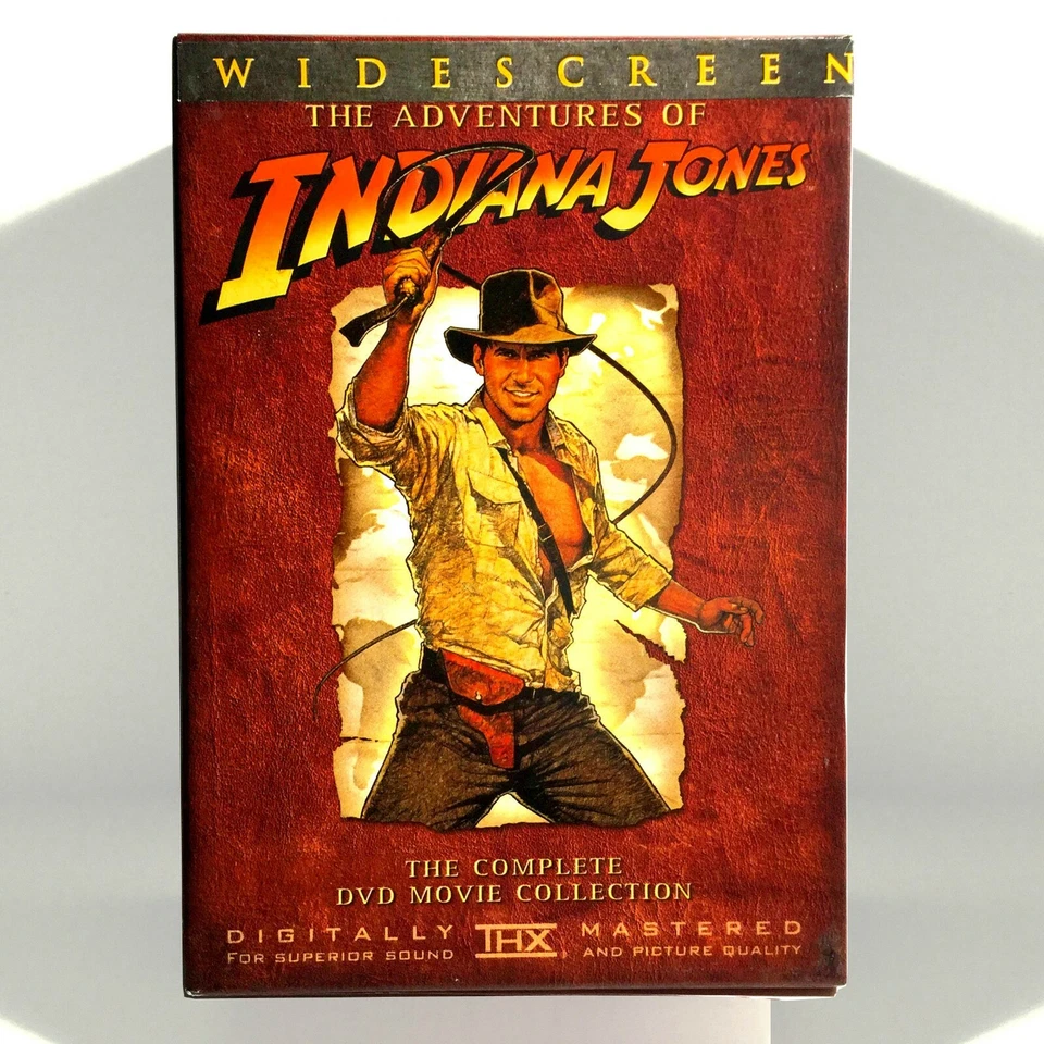 Indiana Jones -The Adventure Collection (4-Disc DVD, 1981, Widescreen) Like New! - Image 1 of 4