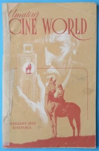Amateur CINE WORLD magazine February 1950 Edited by Gordon Malthouse - Imagen 1 de 12